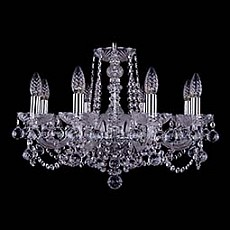 Подвесная люстра bohemia ivele crystal 1402 1402-8-195-ni-balls